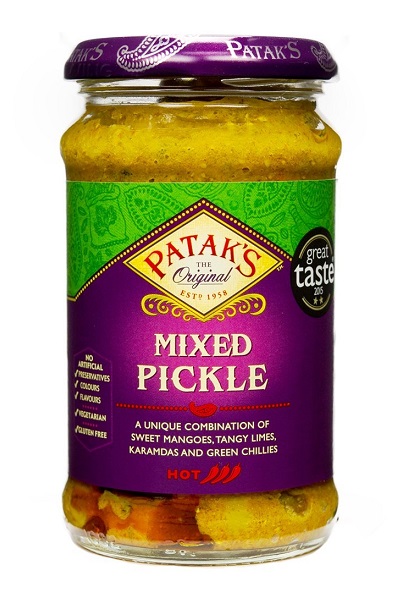 Mixed Pickle con Mango, Lime, Chilli e spezie - Patak's 283g.
